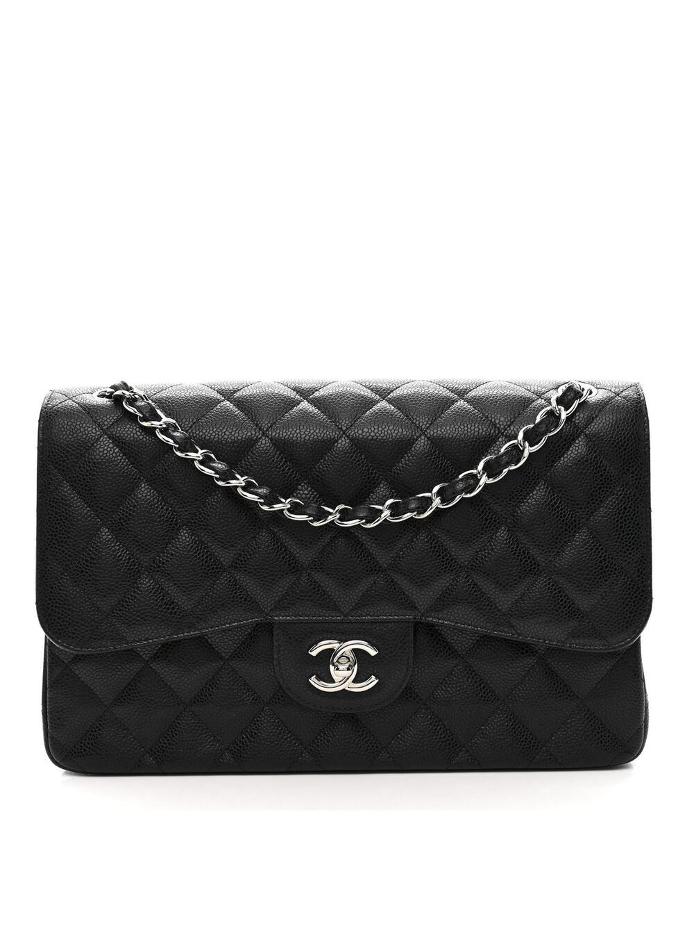 Chanel Caviar Quilted Jumbo Double Flap #270814C77B